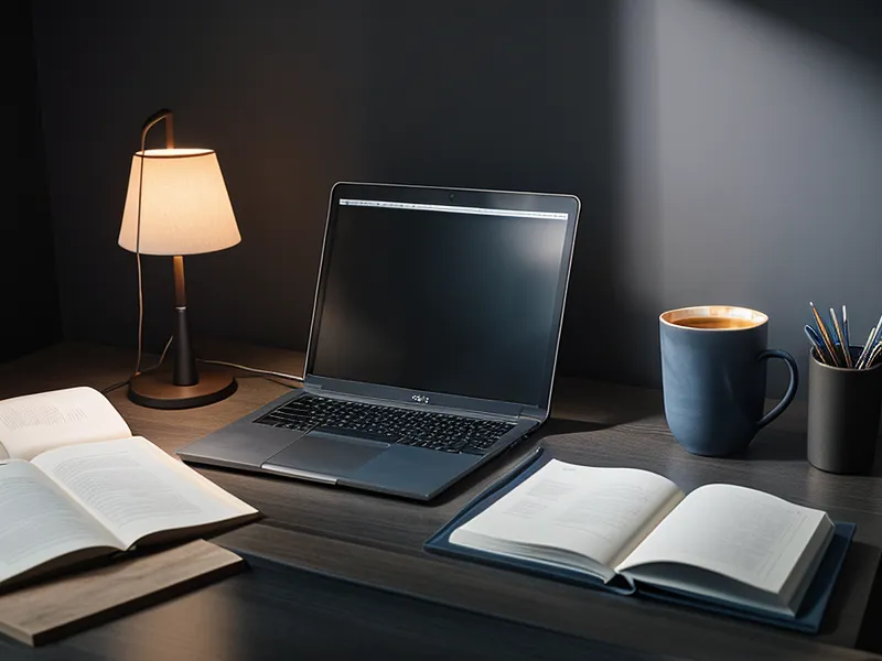 A remote consultant checking a VPN connection on a laptop screen while working from a public Wi-Fi café table, focused on digital privacy and data security