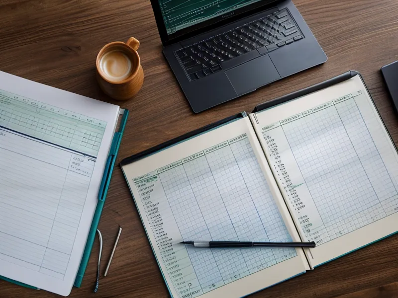 Close-up of a handwritten spreadsheet tracking data broker opt-outs on a desk.